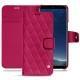 Capa em pele Samsung Galaxy S8+ - Rose fluo - Couture