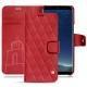 Housse cuir Samsung Galaxy S8+ - Rouge troupelenc - Couture