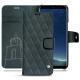 Funda de piel Samsung Galaxy S8+ - Blu marino - Couture