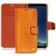 レザーケース Samsung Galaxy S8+ - Abaca arancio