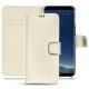 Funda de piel Samsung Galaxy S8+ - Blanc PU