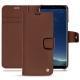 Capa em pele Samsung Galaxy S8+ - Marron délicat