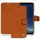 Samsung Galaxy S8+ leather case - Orange vibrant