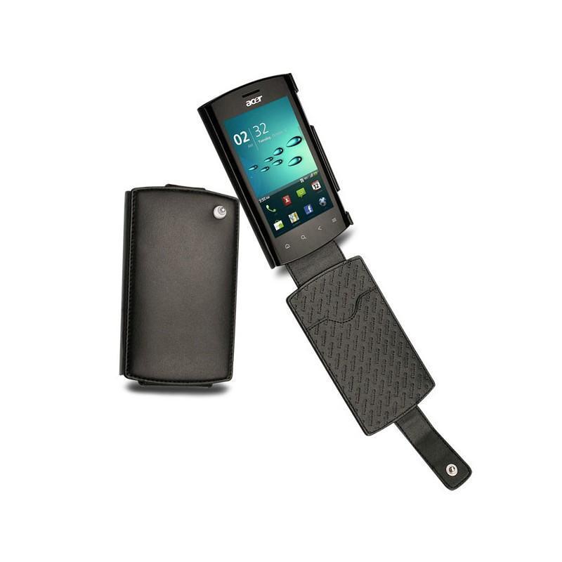Acer Liquid Metal  leather case - Noir ( Nappa - Black ) 