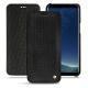 レザーケース Samsung Galaxy S8+ - Abaca nero