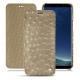 Custodia in pelle Samsung Galaxy S8+ - Autruche desert