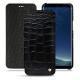 Funda de piel Samsung Galaxy S8+ - Crocodile nero