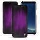 Samsung Galaxy S8+ leather case - Violet Patine