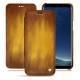 Housse cuir Samsung Galaxy S8+ - Doré Patine