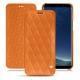 レザーケース Samsung Galaxy S8+ - Orange - Couture ( Nappa - Pantone 1495U ) 