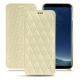 Capa em pele Samsung Galaxy S8+ - Ivoire - Couture ( Sleek P C12 - White ) 