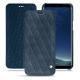 Housse cuir Samsung Galaxy S8+ - Jean vintage - Couture
