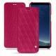 Lederschutzhülle Samsung Galaxy S8+ - Rose fluo - Couture