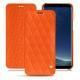 Lederschutzhülle Samsung Galaxy S8+ - Orange fluo - Couture