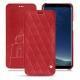 レザーケース Samsung Galaxy S8+ - Rouge troupelenc - Couture
