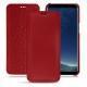 Housse cuir Samsung Galaxy S8+ - Rouge PU