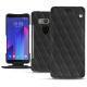 가죽 커버 HTC U11+ - Noir - Couture ( Nappa - Black ) 