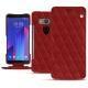 HTC U11+ leather case - Tomate - Couture ( Pantone 187C ) 