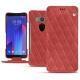 Lederschutzhülle HTC U11+ - Cerise vintage - Couture