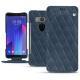 Housse cuir HTC U11+ - Jean vintage - Couture