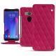 가죽 커버 HTC U11+ - Rose fluo - Couture