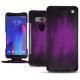 Lederschutzhülle HTC U11+ - Violet Patine