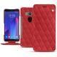 HTC U11+ leather case - Rouge troupelenc - Couture