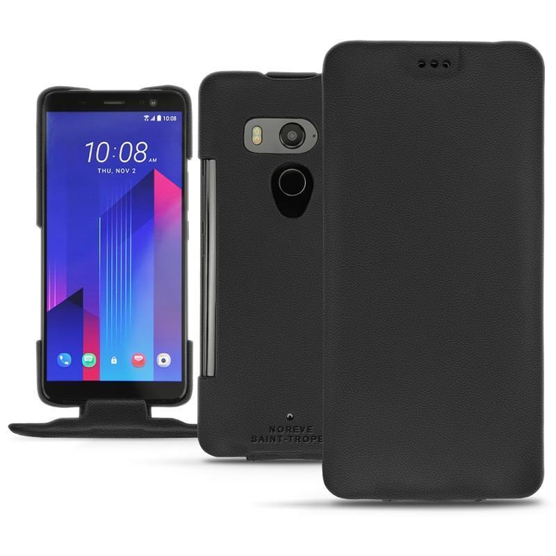 Custodia in pelle HTC U11+ - Noir PU