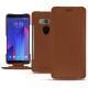 Custodia in pelle HTC U11+ - Marron PU