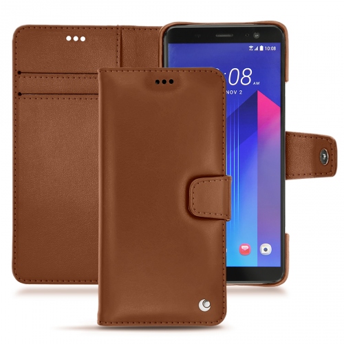Capa em pele HTC U11+Marron ( Nappa - Pantone #8B4720 ) 