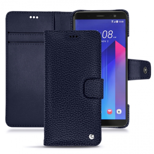 가죽 커버 HTCU 11+Cobalt ( Pantone #2b253f ) 