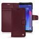 Housse cuir HTC U11+ - Lie de vin ( Pantone 5115C ) 
