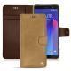 Housse cuir HTC U11+ - Sable vintage ( Roughtcut - Gaucho#57254 ) 