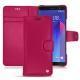 Custodia in pelle HTC U11+ - Rose fluo