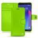 HTC U11+ leather case - Vert fluo