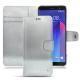 HTC U11+ leather case - Platinium ( Pantone 877C ) 