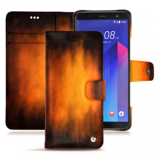 가죽 커버 HTCU 11+Fauve Patine