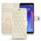 Funda de piel HTC U11+ - Blanc escumo - Couture