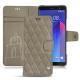 HTC U11+ leather case - Darboun sabla - Couture