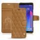 Funda de piel HTC U11+ - Castan esparciate - Couture