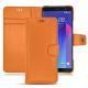 HTC U11+ leather case - Orange PU