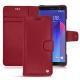 Custodia in pelle HTC U11+ - Rouge passion