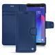硬质真皮保护套 HTC U11+ - Bleu frisson