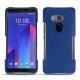 Coque cuir HTC U11+ - Bleu océan ( Nappa - Pantone 293C ) 