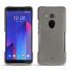 Funda de piel HTC U11+ - Acier vintage ( Pantone 403C ) 