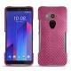 硬质真皮保护套 HTC U11+ - Serpent ciclamino