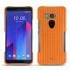 Funda de piel HTC U11+ - Abaca arancio