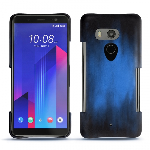 Lederschutzhülle HTC U11+Bleu Patine