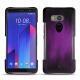 Lederschutzhülle HTC U11+ - Violet Patine