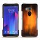 Custodia in pelle HTC U11+ - Fauve Patine